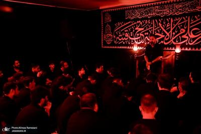 مراسم شب اربعین حسینی در حسینیه شهید امیر حسین اعتمادسعید