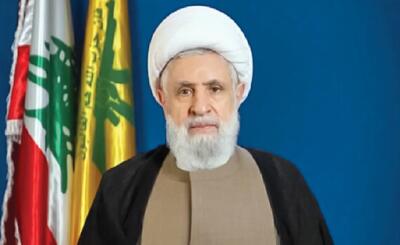  نعیم قاسم: مذاکره با تل‌آویو چیزی جز شرم و تحقیر برای لبنان ندارد