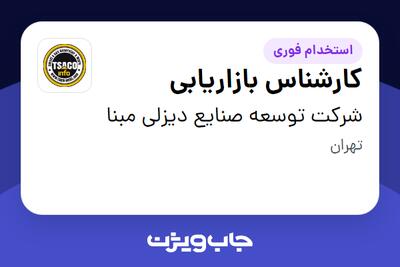 استخدام کارشناس بازاریابی در شرکت توسعه صنایع دیزلی مبنا