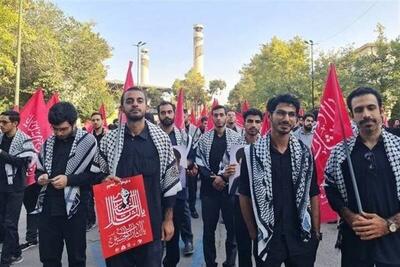  هیئات دانشجویی در اربعین راهی مقتل رهبر شهید شدند