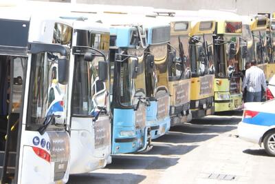 آخرین وضعیت استقرار اتوبوس ها در پایانه برکت مهران