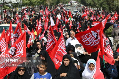 مراسم جاماندگان اربعین در کرمانشاه