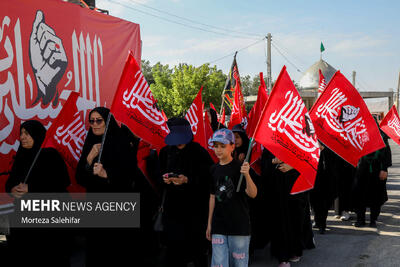  مراسم دلدادگان اربعین حسینی در کردکوی برگزار شد