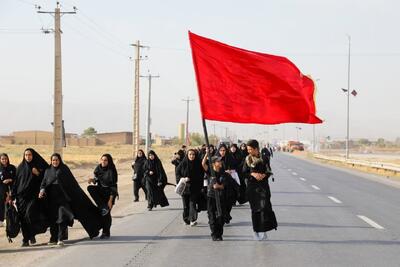 پیادهروی جاماندگان اربعین در دورود