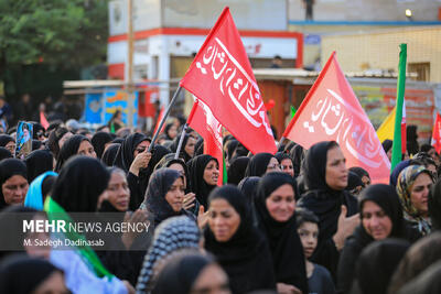  مراسم آیینی پیاده‌روی جاماندگان اربعین حسینی در شیروان برگزار شد - پارس فوتبال