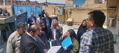 پلمب واحد آلاینده چرمشهر