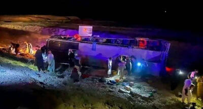  واژگونی اتوبوس در زابل 49 زخمی برجای گذاشت