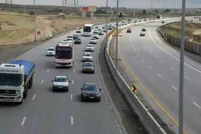  وضعیت ترافیک در محورهای منتهی به شمال کشور