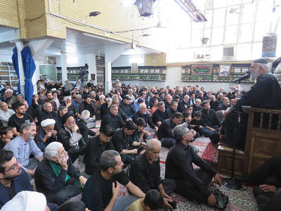  گزارش تصویری: مراسم روز اربعین حسینی در دفتر مرحوم آیت الله العظمی صانعی