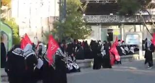 اربعین فراق / از دانشگاه تهران تا محل شهادت رهبر شهید انقلاب + فیلم