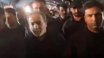  شعار جالب عراقی‌ها حین حضور عراقچی در اربعین