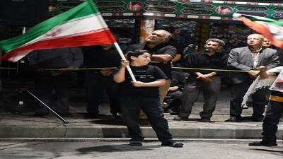  پیوند ناگسستنی مردم در دفاع از عزت ملی و حضور میدانی در تجمع شبانه+تصاویر