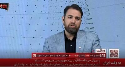 بگومگوی مجری صداوسیما با ناصر هادیان بر سر مدیریت تنگه هرمز