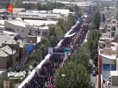  وقتی ۱۳ خبرنگار عظمت مراسم جاماندگان اربعین را روایت می‌کنند