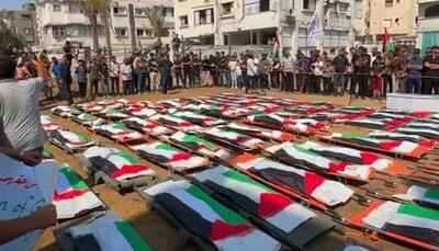  جنبش المجاهدین: پیکر ۱۱۲ شهید فلسطینی، شاهدی بر وحشیگری صهیونیست‌هاست