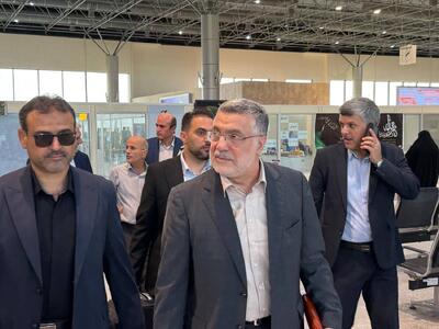  بازدید وزیر بهداشت از محل حادثه موشکی لامرد