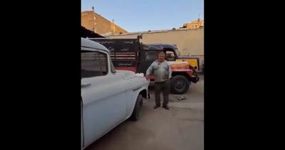  کلکسیون خودرو‌های ۱۰۰ ساله در شیراز!