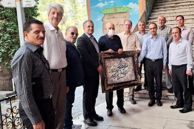  تجلیل از اولین مدیرکل نوسازی مدارس استان قزوین