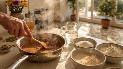  طرز تهیه حلوای عربی با شیر خشک؛ دسری خوش عطر و مجلسی