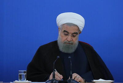  حسن روحانی: رهبر شهید هیچ‌وقت دنبال جنگ نبودند/ تمام ادعاهای ترامپ، حرف‌های توخالی است/ یادگار رهبر شهید در تاریخ، تسلیم نشدن ایران است/ آمریکا درباره تاب‌آوری مردم ایران دچار اشتباه محاسباتی شد/ آمریکا با حمله به مدرسه میناب خواست بی‌رحمی خود را نشان دهد