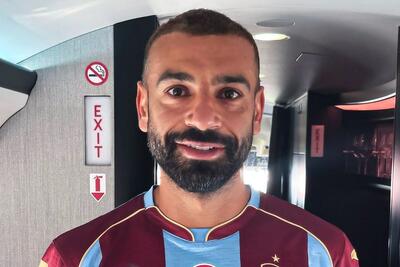  نخستین تصاویر از محمد صلاح با لباس ترابزون اسپور