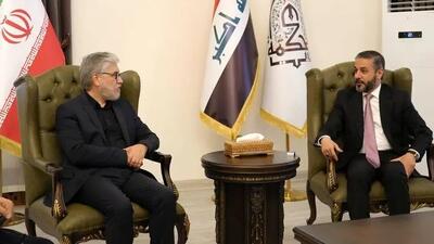 وزیر علوم ایران با رئیس بیتالحکمه عراق دیدار کرد/ تأکید بر توسعه همکاریهای علمی، پژوهشی