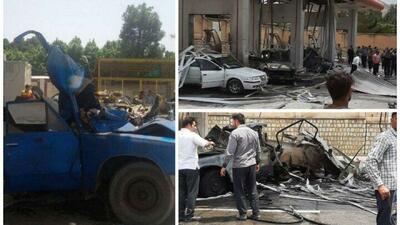  انفجار در جایگاه CNG در صحنه