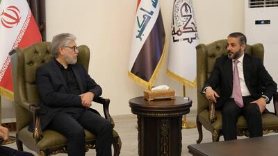 وزیر علوم ایران با رئیس بیتالحکمه عراق دیدار کرد/ تأکید بر توسعه همکاریهای علمی، پژوهشی