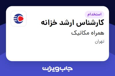  استخدام کارشناس ارشد خزانه در همراه مکانیک