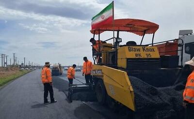 پیشرفت ۴۰درصدی بهسازی محور دانسفهان–ضیاآباد