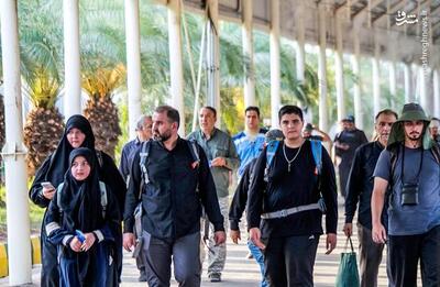 عکس/ بازگشت زائران اربعین حسینی از مرز خسروی