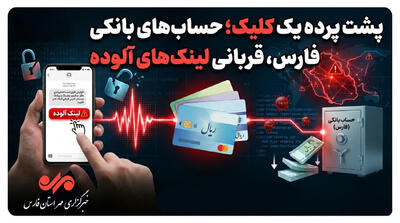 پشت پرده یک کلیک؛ حسابهای بانکی مردم فارس قربانی لینکهای آلوده