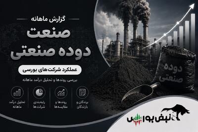 گزارش ماهانه صنعت دوده صنعتی تیر ۱۴۰۵ | افت درآمد ماهانه سه تولیدکننده دوده