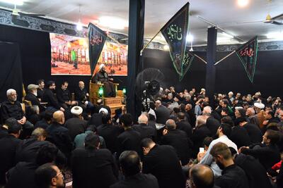  گزارش تصویری: مجلس عزاداری ایام دهه دوم ماه صفر در بیت مرحوم آیت الله ارگانی بهبهانی