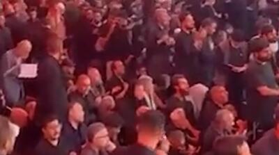  عراقچی در نماز ظهر اربعین حرم امام حسین (ع)