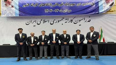 افتخارآفرینی داوران یزدی در آوردگاه سوپر لیگ کاراته کشور
