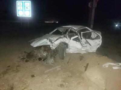 حادثه خونین در مسیر خاصبان؛ ۲ نفر جان باختند