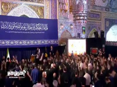  نوحه خوانی آقای مجتبی خرسندی در مراسم حرم رضوی