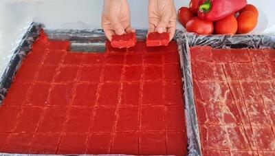 ترفند انجماد رب گوجه فرنگی برای پخت سریع غذا