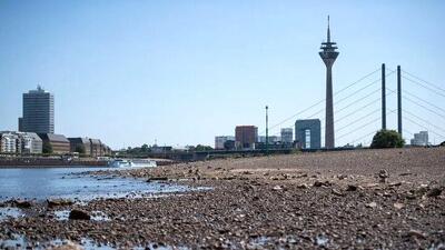 کم آبی بی سابقه در آلمان/ زنگ خطر اقتصاد به صدا درآمد