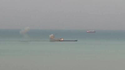  حمله پهپادی به یک کشتی تجاری در دریای سیاه