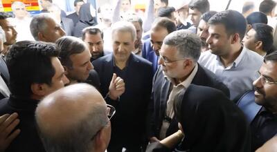 بازدید ظفرقندی از بیمارستان شهید فرجالله رضازاده در کوهچنار