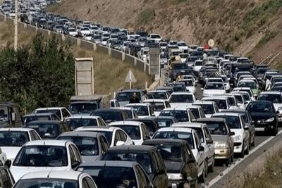 ترافیک سنگین در جاده چالوس/ تردد روان در مرزهای زمینی کشور