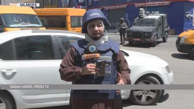  حمله نیروهای اسرائیلی به خبرنگار پرس‌تی‌وی