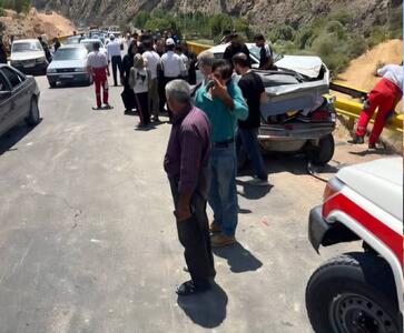  افزایش شمار مصدومان دو سانحه رانندگی پل تنگ سریز یاسوج به ۲۲ نفر