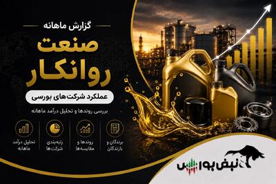  گزارش ماهانه صنعت روانکار تیر ۱۴۰۵ | موفقیت چهار شرکت در ثبت رکورد تاریخی