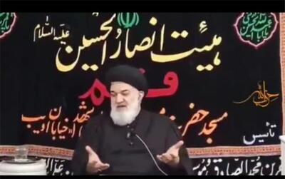  توهین سخیف محمد باقر خرازی به پزشکیان: یک الدنگ آشغال رییس جمهور شده است