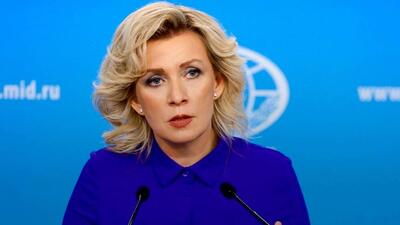  زاخارووا: مکرون در حالی که خواستار افزایش فشار بر روسیه است، به کی یف دستور انجام حملات تروریستی میدهد