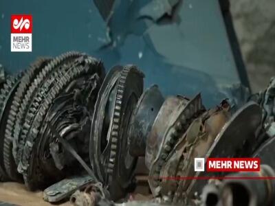تصاویری از جنگندههای منهدم شده آمربکایی توسط سپاه پاسداران