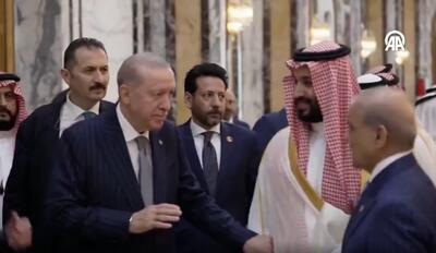 گفتگوی اردوغان، بنسلمان و شهباز شریف پس از امضای پیمان دفاعی